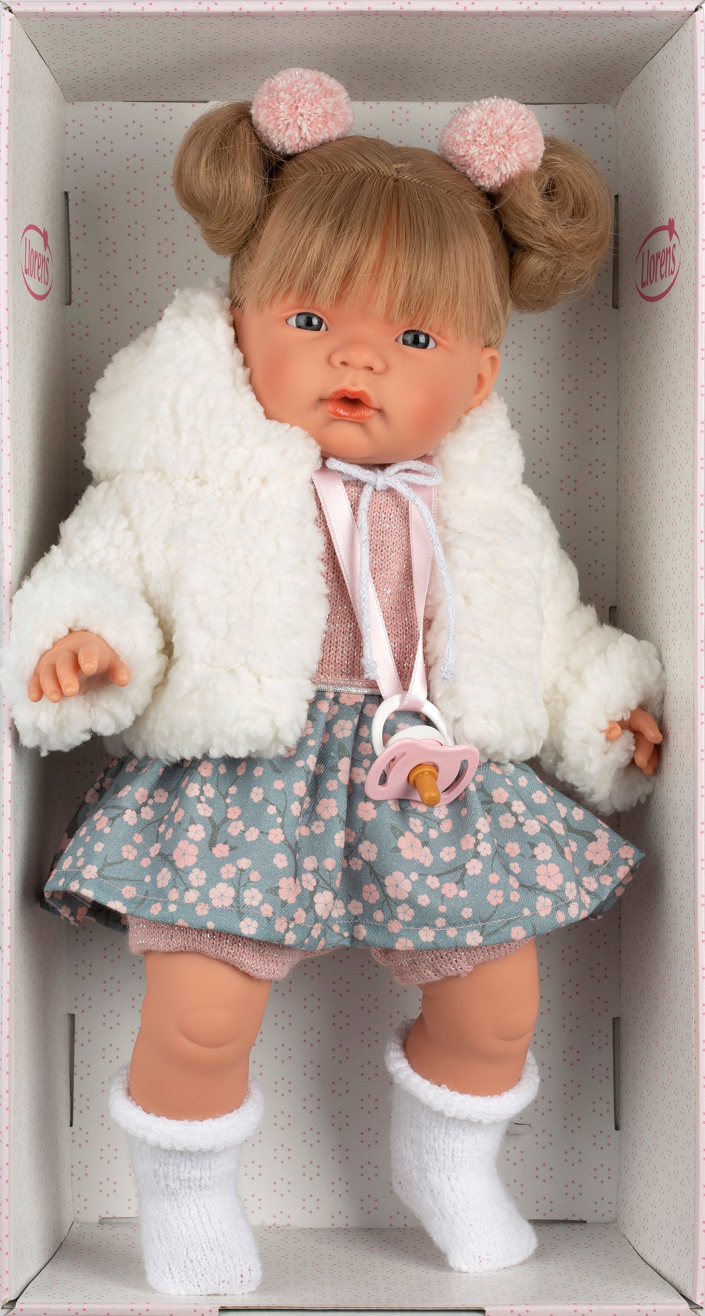 Llorens Joelle Crying Doll With Hair
