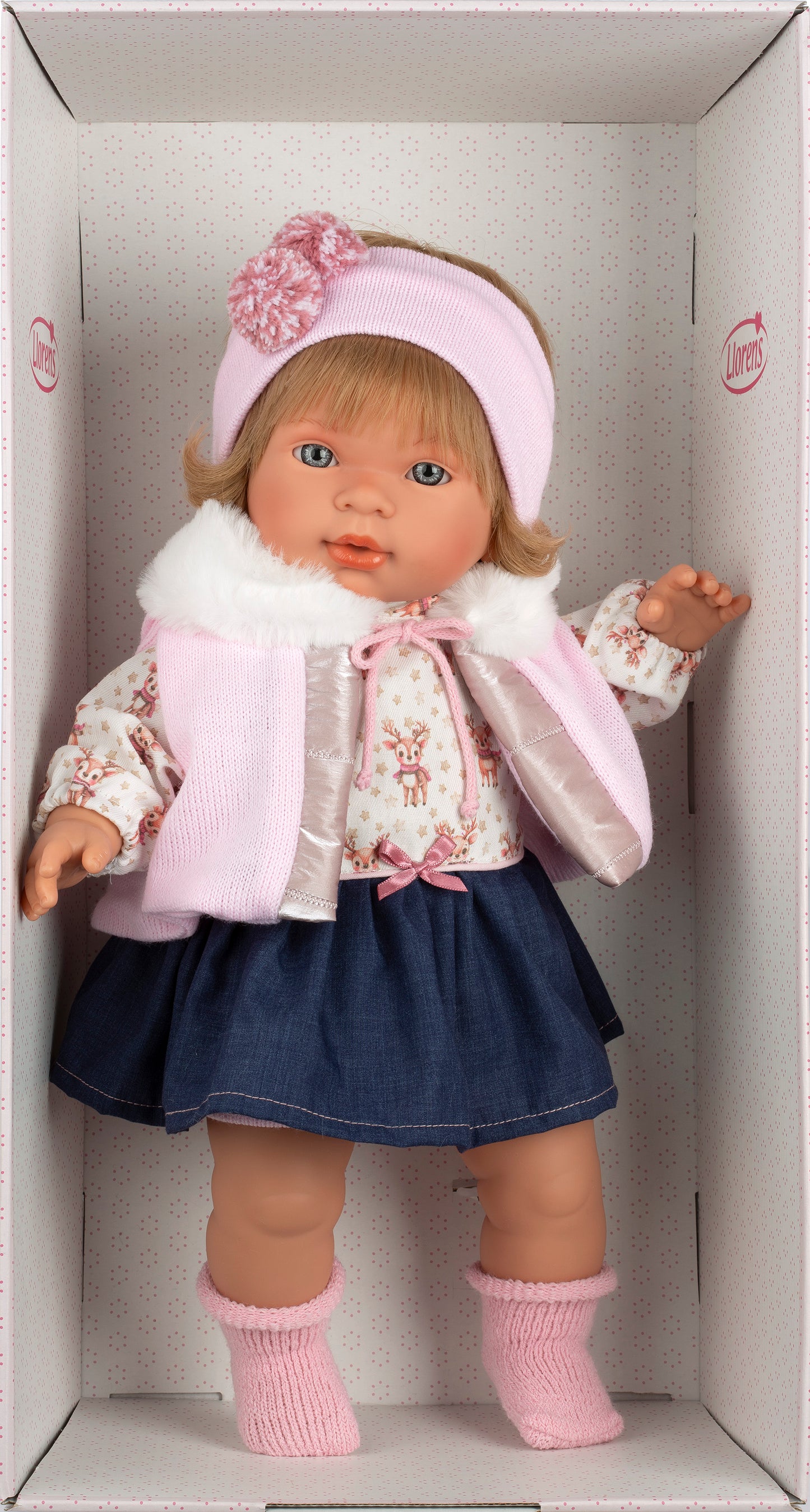 Llorens Carla Crying Doll With Hair