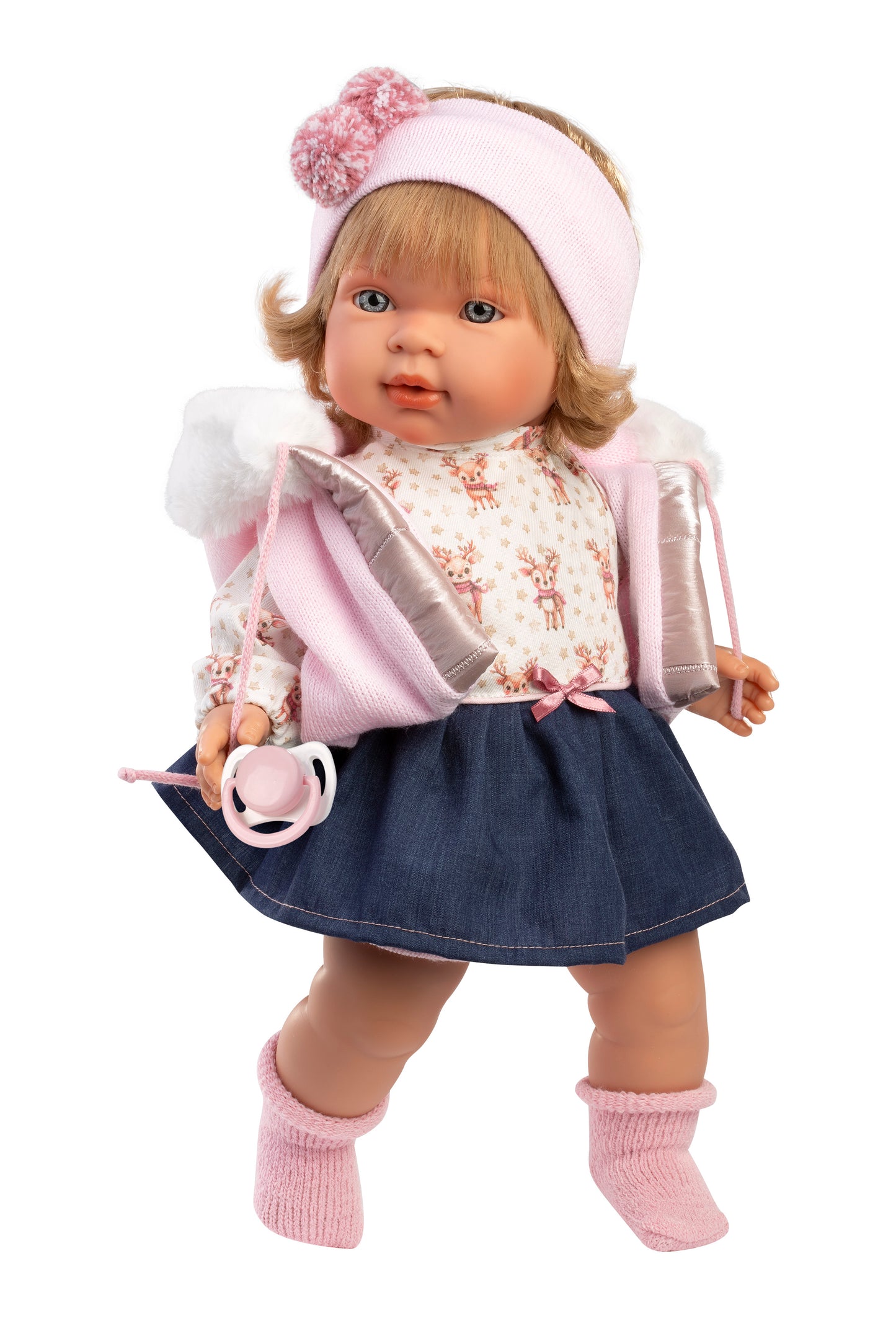 Llorens Carla Crying Doll With Hair