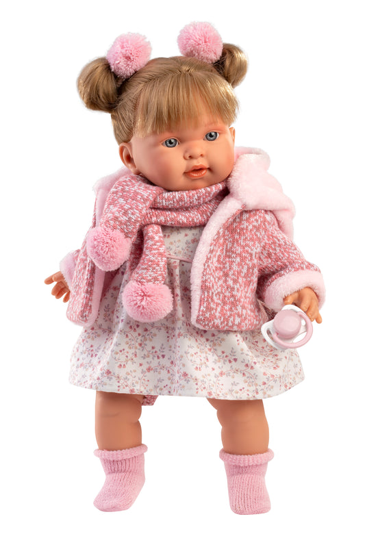 Llorens Alexandra Crying Doll With Hair