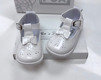 PEX White Patent Emery Shoe