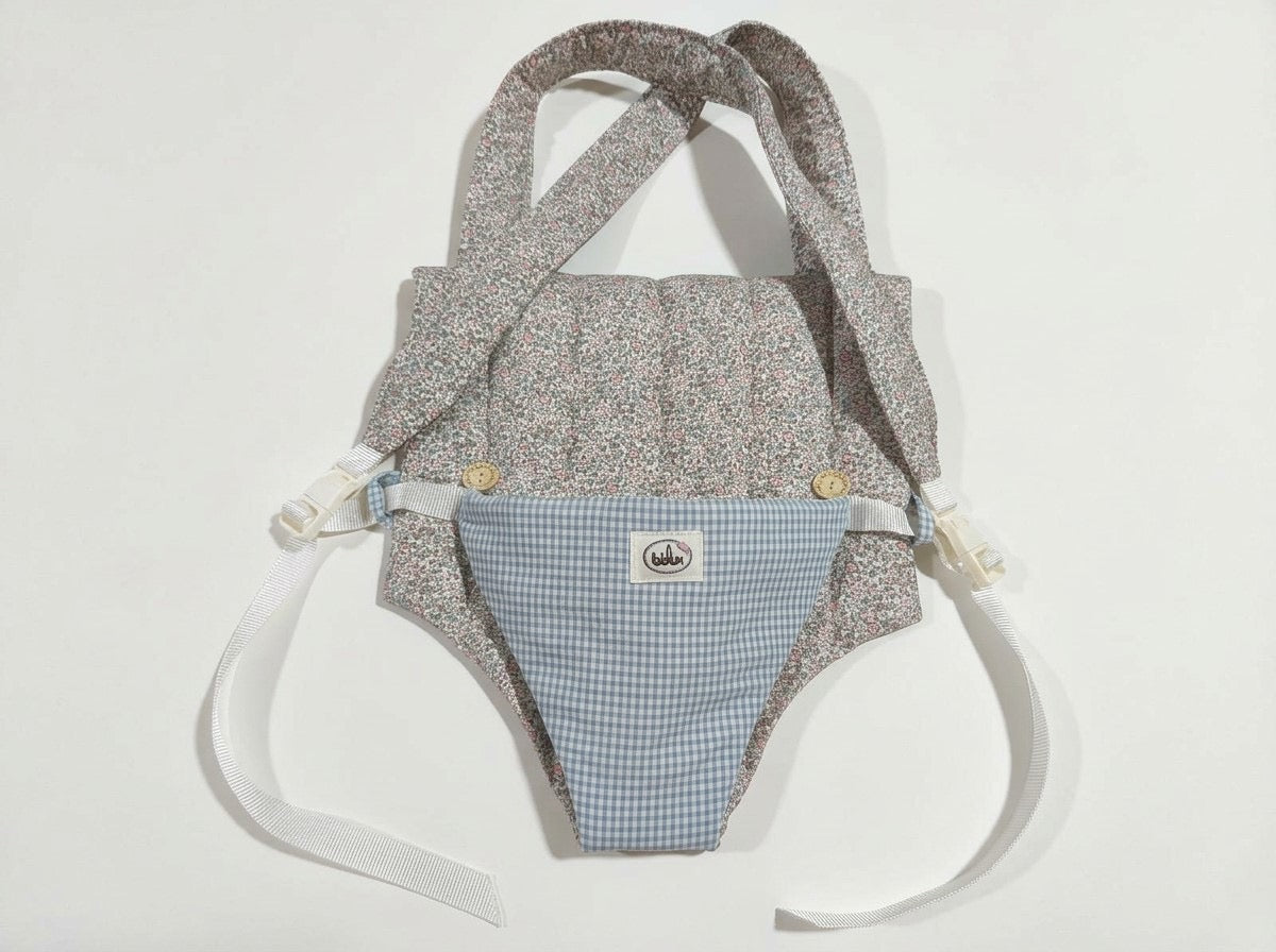 2588 Bebelux Doll Baby Carrier With Dummy Holder - Blue