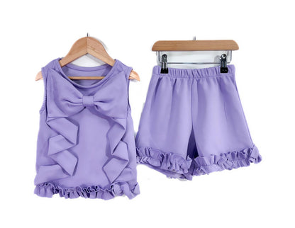 Lilac Bow Set