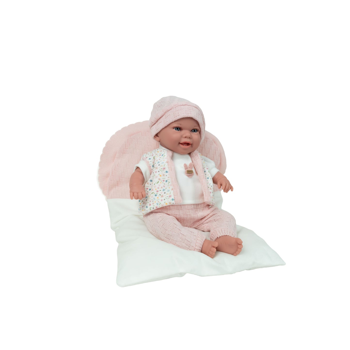 Arias Pink Dot Doll (Weighted)35cm