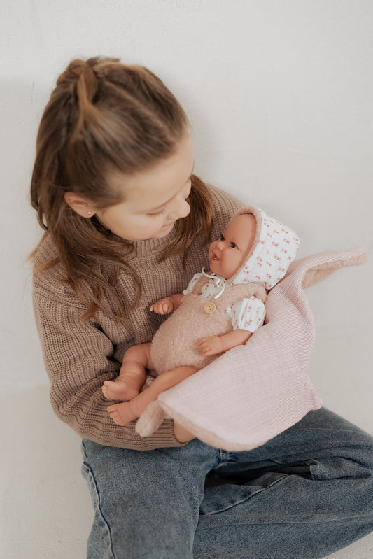 Arias Blush Pink Doll (Weighted)35cm