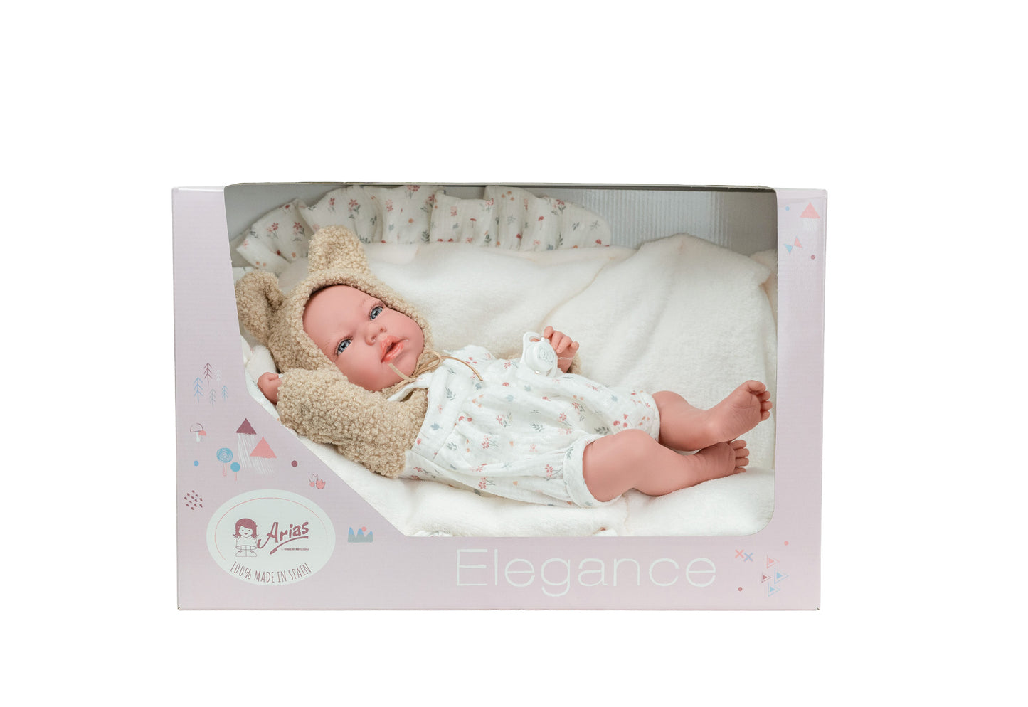 Arias Beig Doll and Cushion (WEIGHTED)40cm