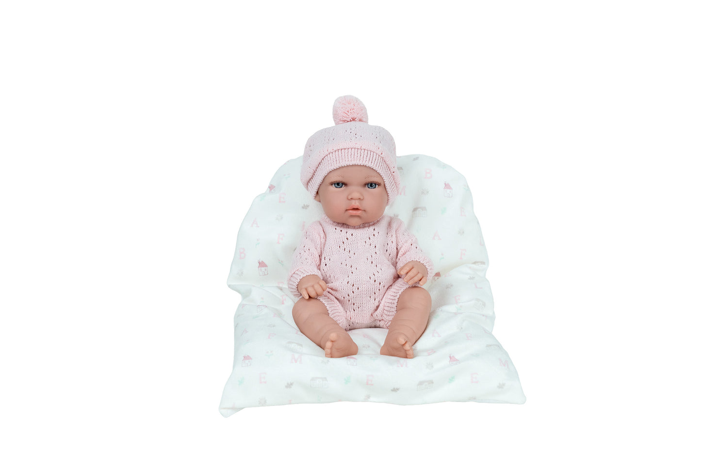 Arias Pink My First Doll With Cushion 30cm
