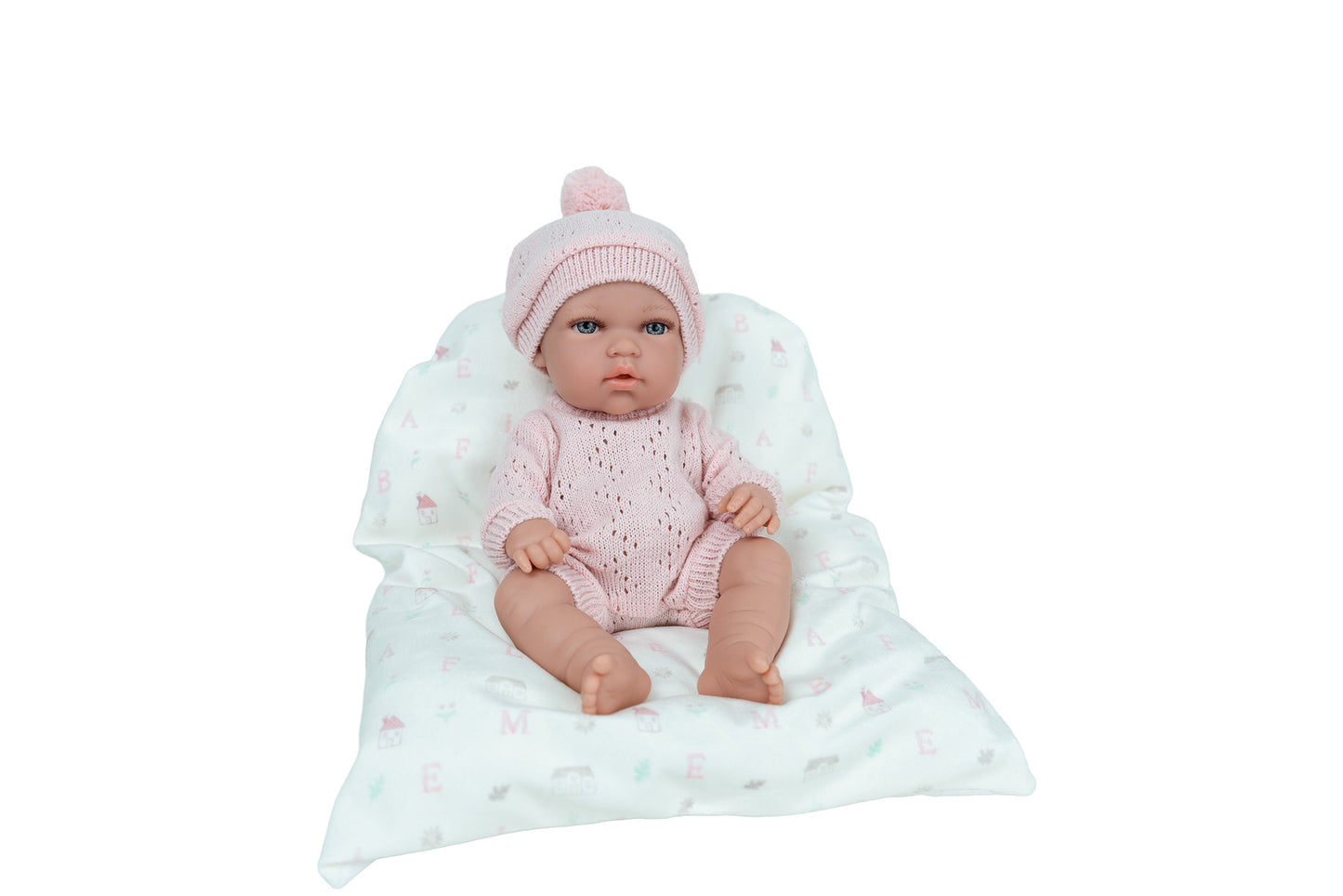 Arias Pink My First Doll With Cushion 30cm