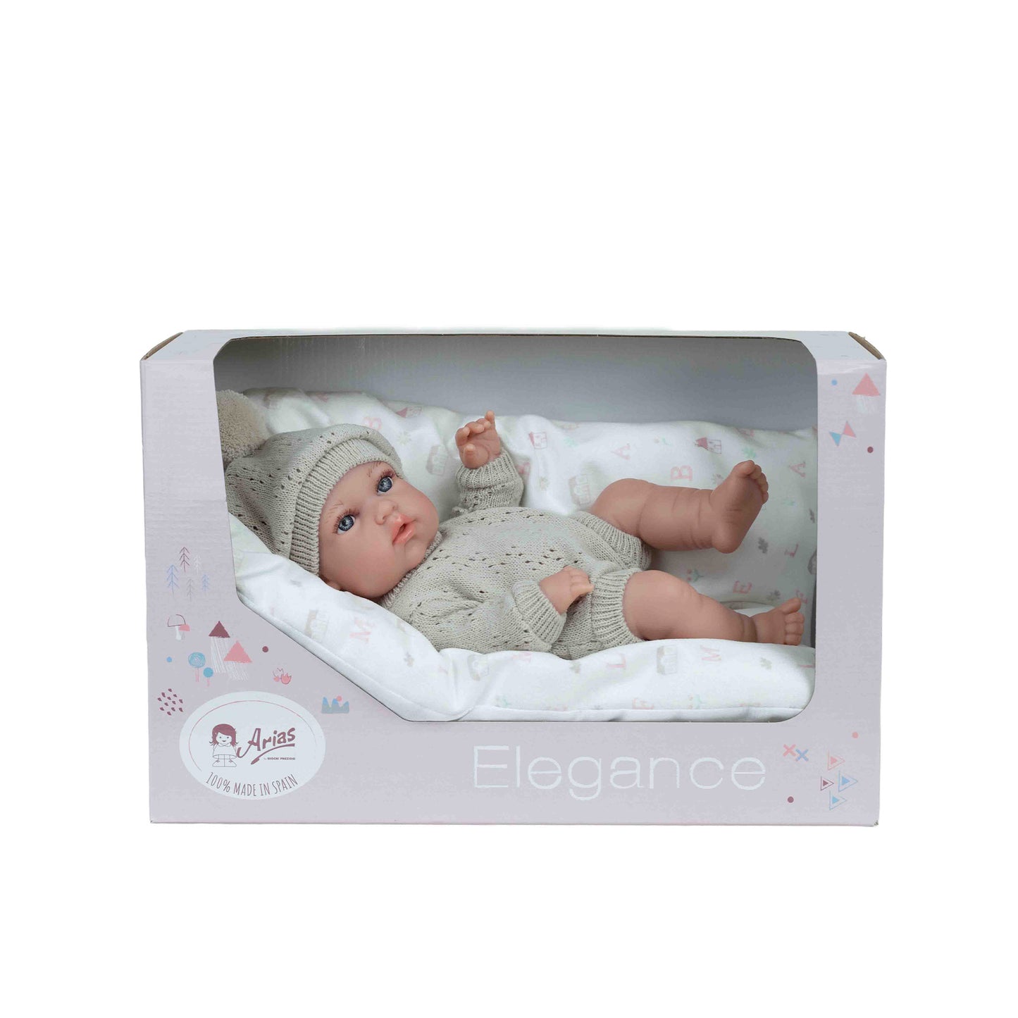 Arias Beig My First Doll With Cushion and Dummy 30cm