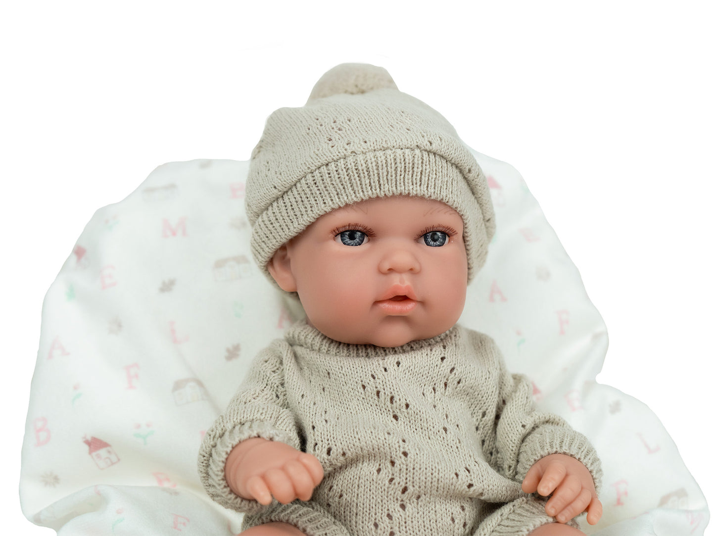 Arias Beig My First Doll With Cushion and Dummy 30cm
