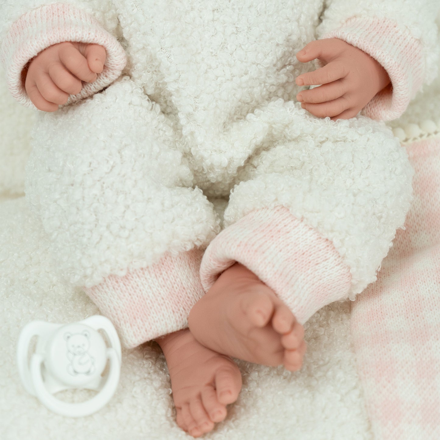 Arias Pink Doll With Dummy and Accessory 38cm