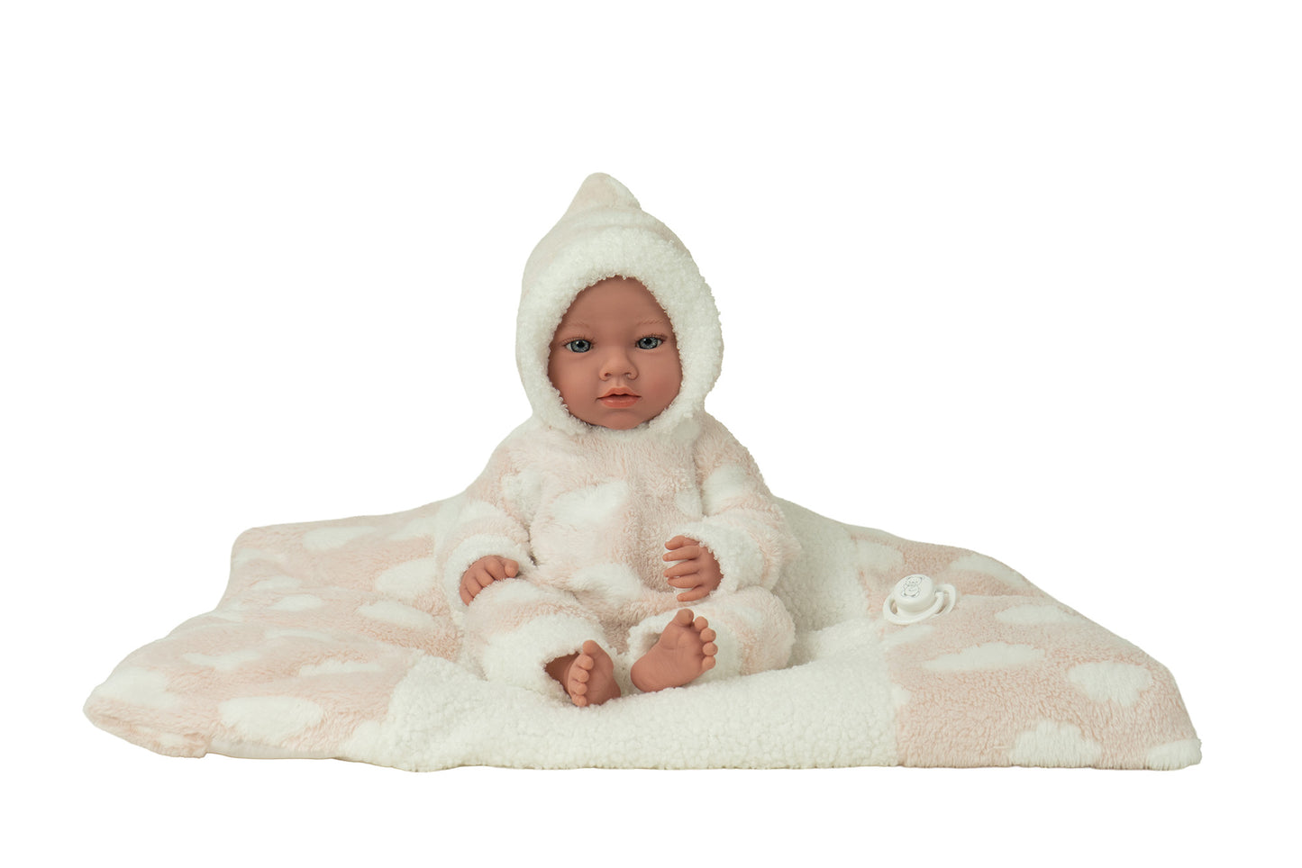 Arias Pink Doll With Dummy and Accessory 38cm