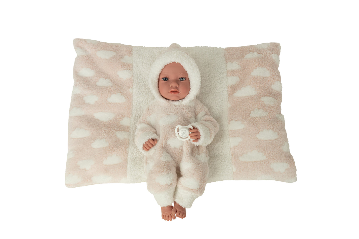 Arias Pink Doll With Dummy and Accessory 38cm