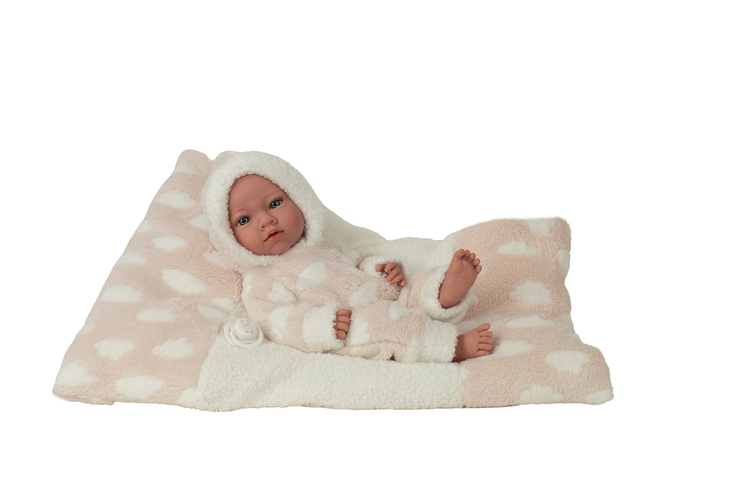 Arias Pink Doll With Dummy and Accessory 38cm