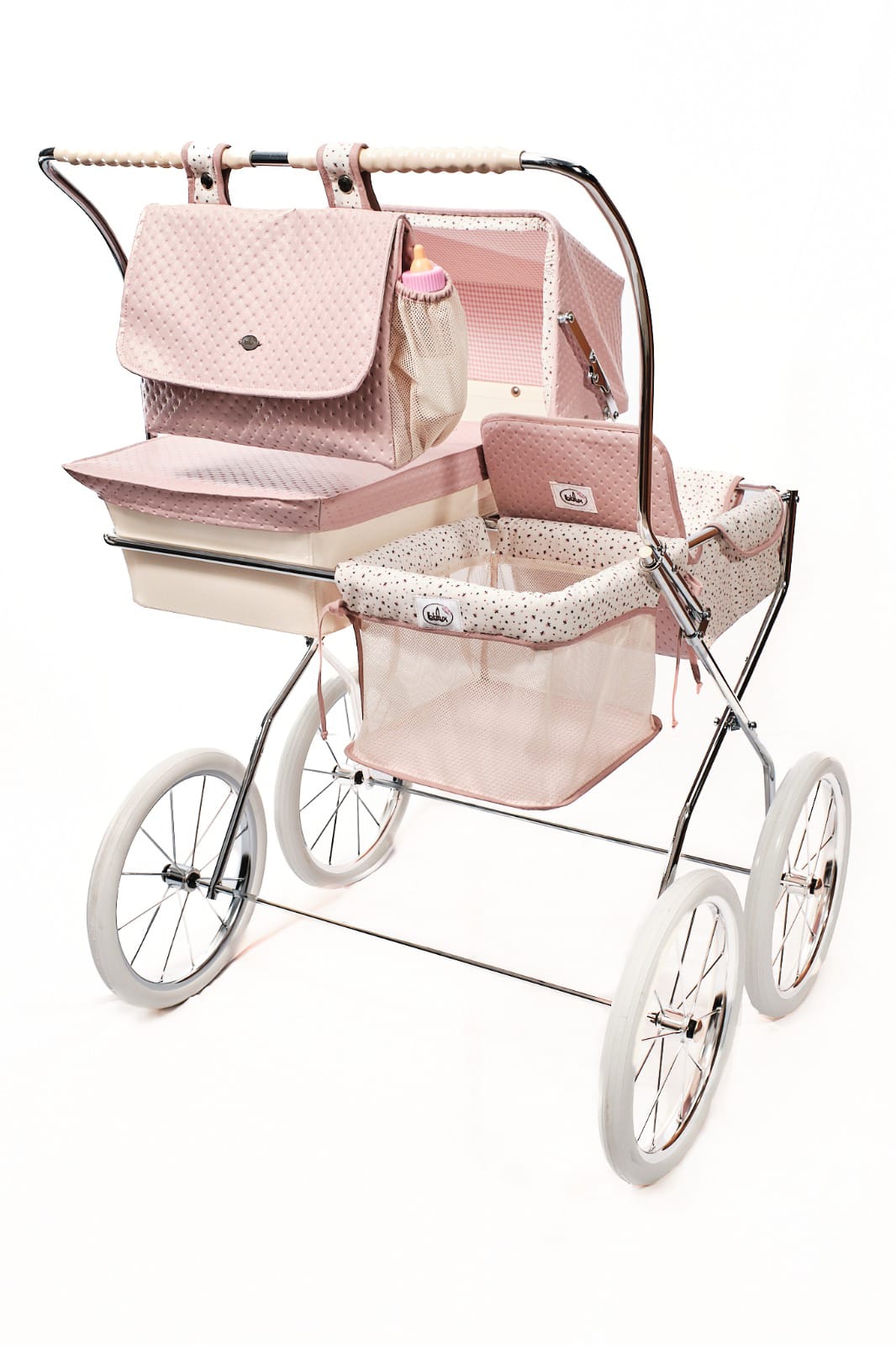 Bebelux Pink Duo Twin Stroller