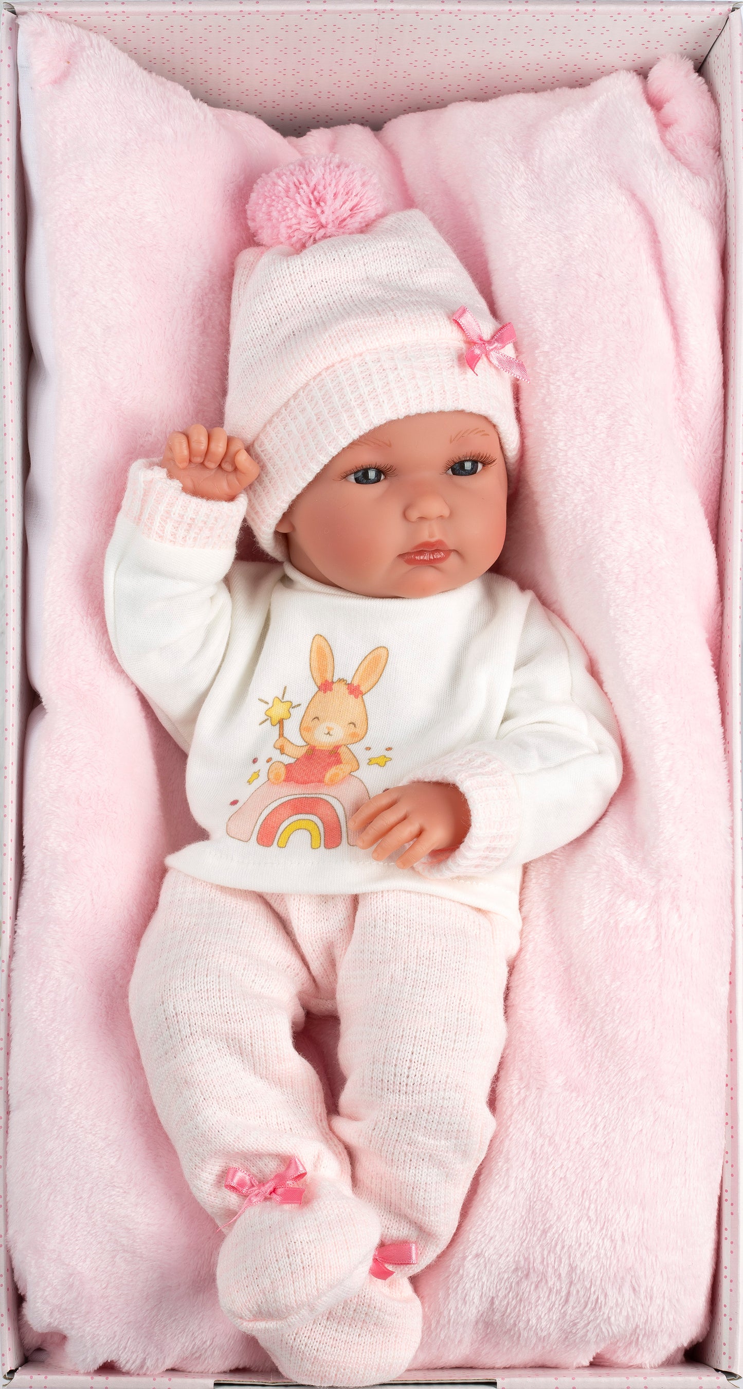 Llorens Girl Doll With Cushion 35cm