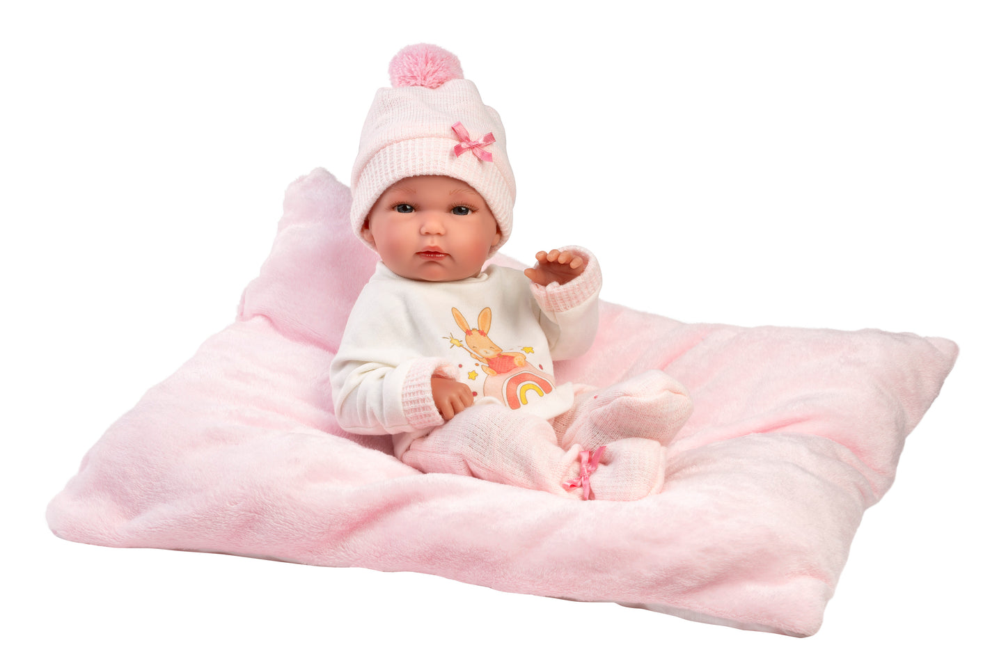 Llorens Girl Doll With Cushion 35cm