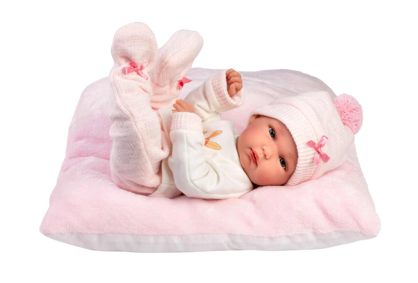 Llorens Girl Doll With Cushion 35cm