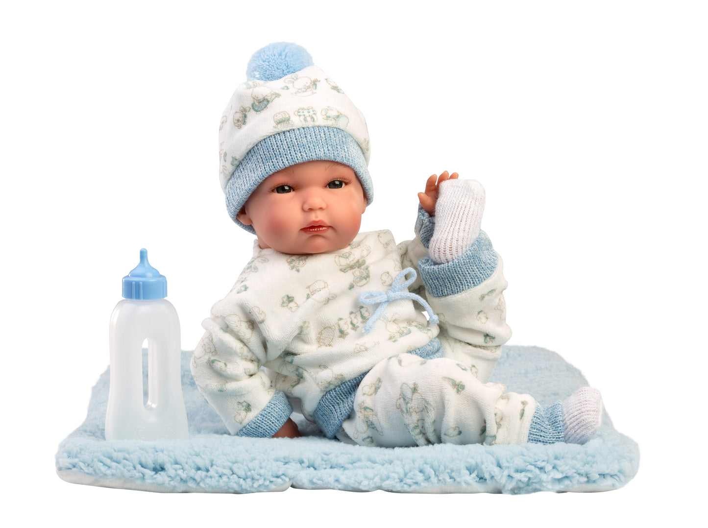 Llorens Boy Doll With Cushion 35cm
