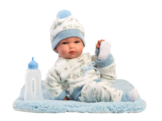 Llorens Boy Doll With Cushion 35cm
