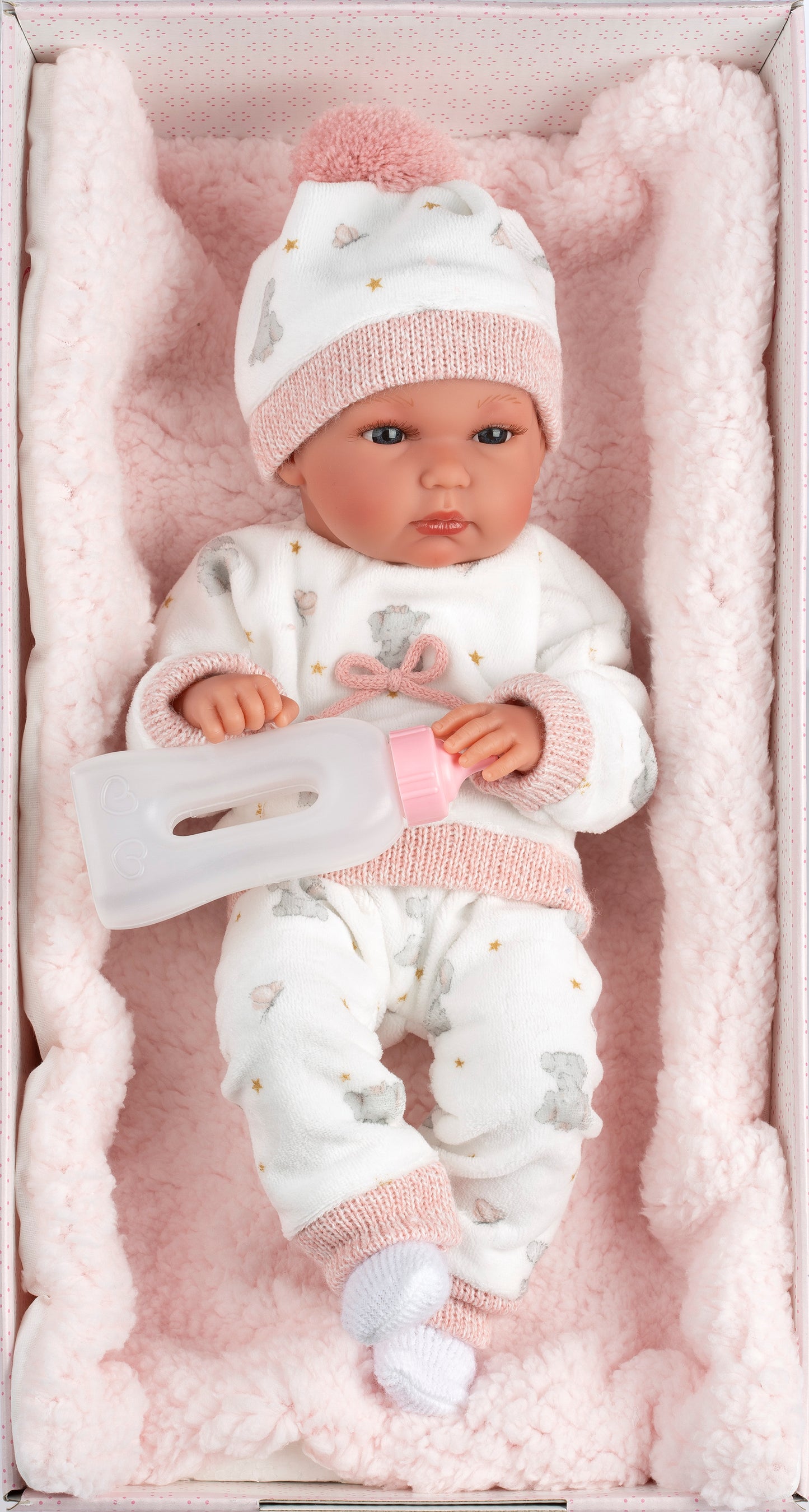 Llorens Girl Doll With Cushion 35cm