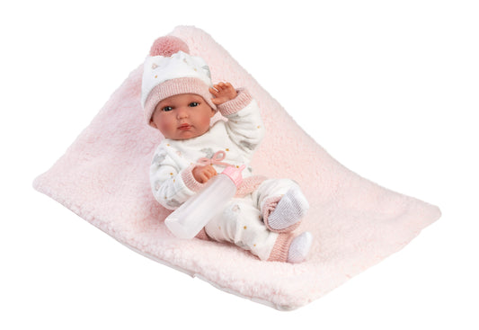 Llorens Girl Doll With Cushion 35cm