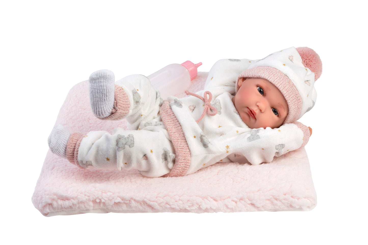 Llorens Girl Doll With Cushion 35cm