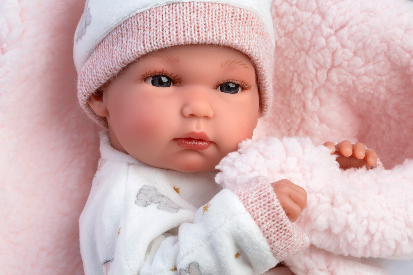 Llorens Girl Doll With Cushion 35cm