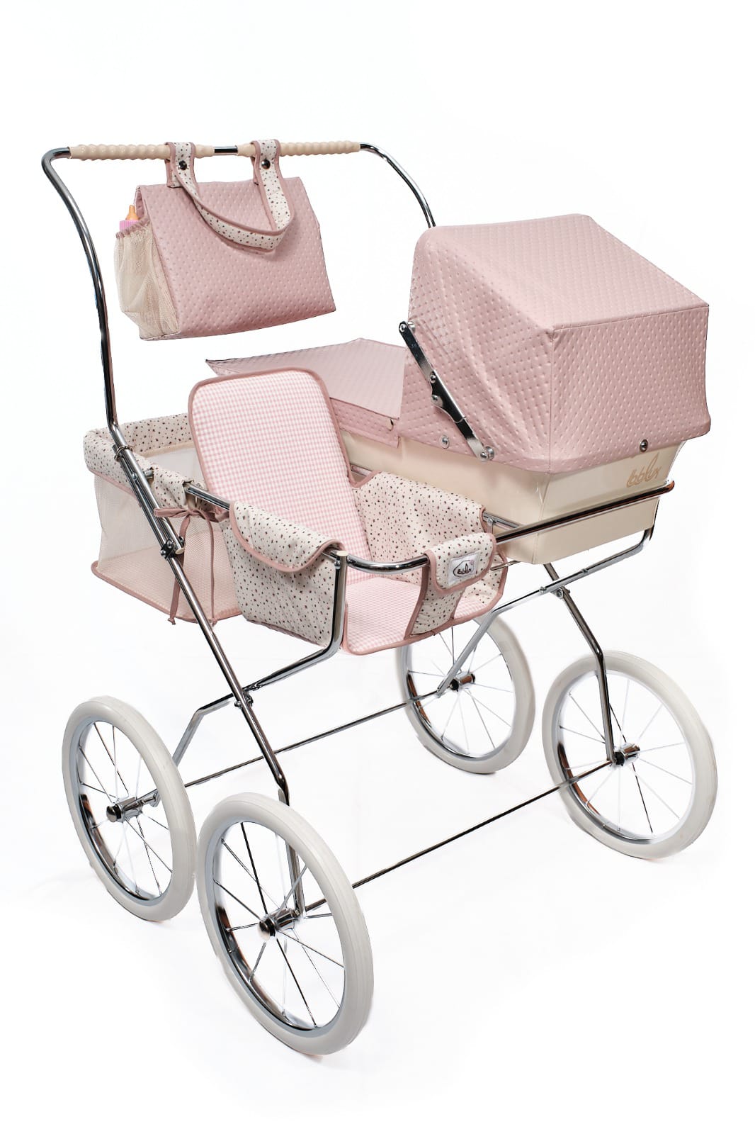 Bebelux Pink Duo Twin Stroller