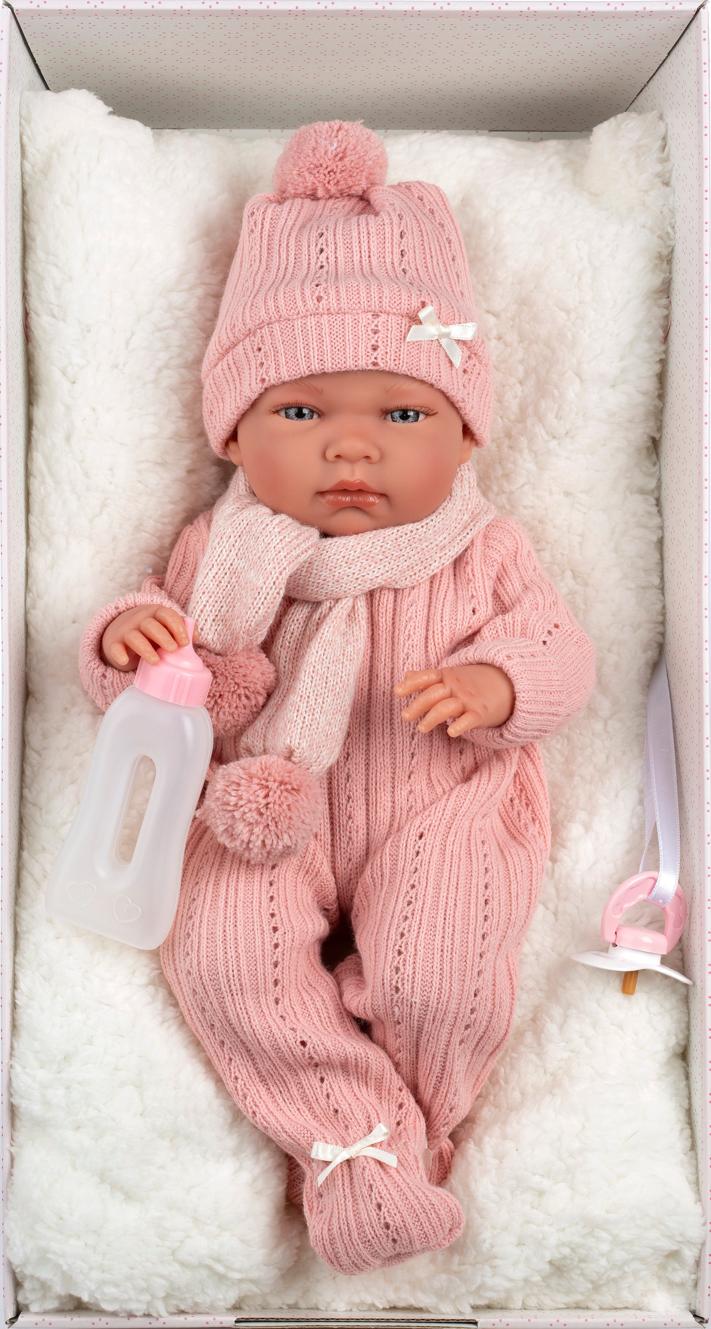 Llorens Nica Girl Doll With Cushion 40cm