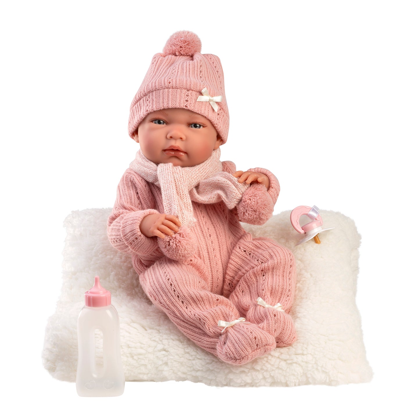 Llorens Nica Girl Doll With Cushion 40cm