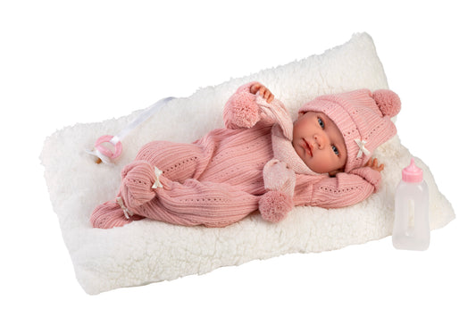 Llorens Nica Girl Doll With Cushion 40cm