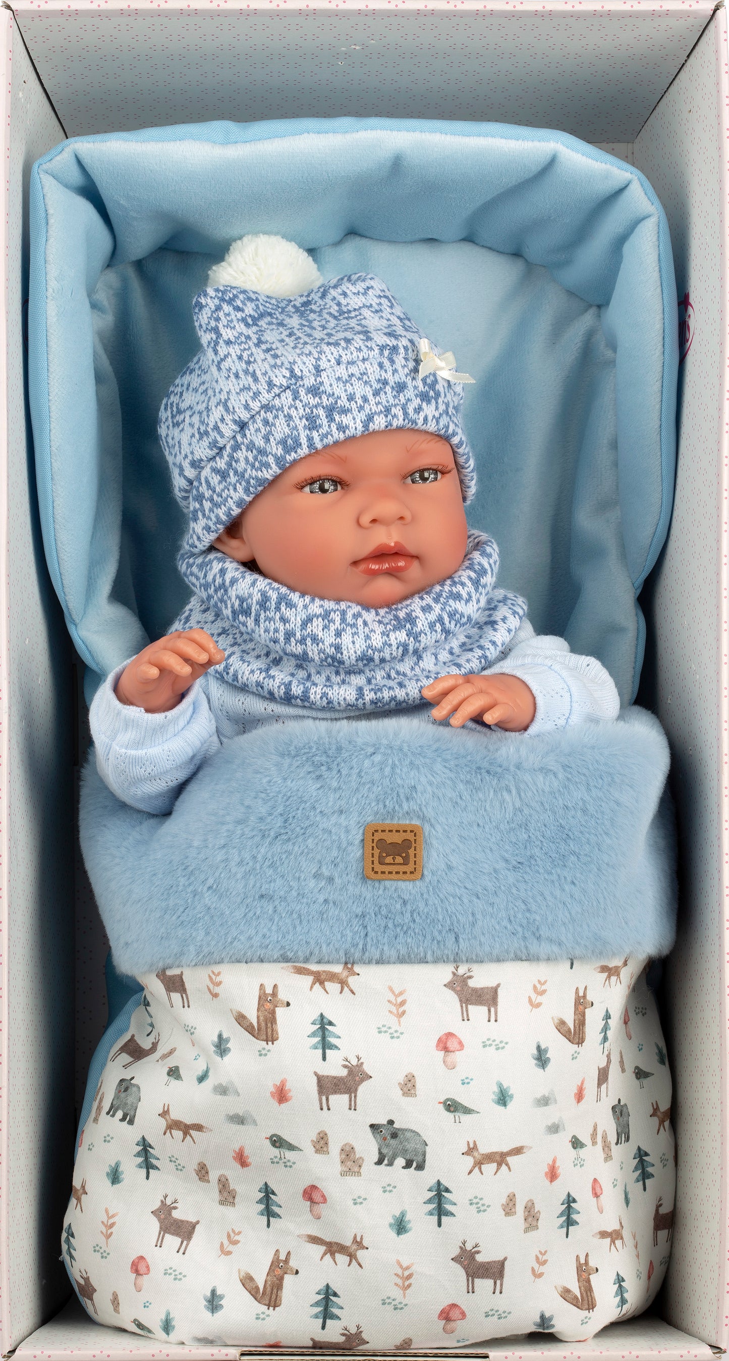 Llorens Nico Boy Doll With Sleeping Bag 40cm