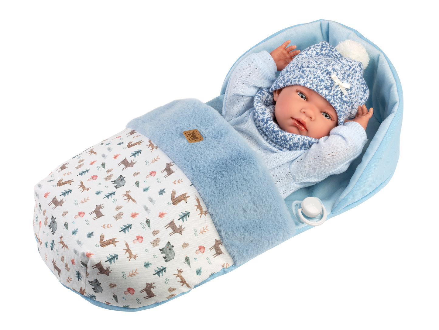 Llorens Nico Boy Doll With Sleeping Bag 40cm