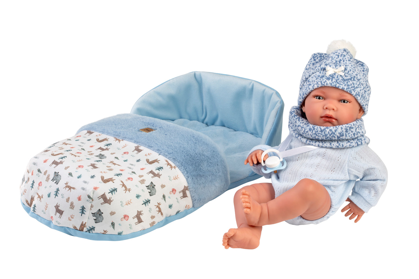 Llorens Nico Boy Doll With Sleeping Bag 40cm