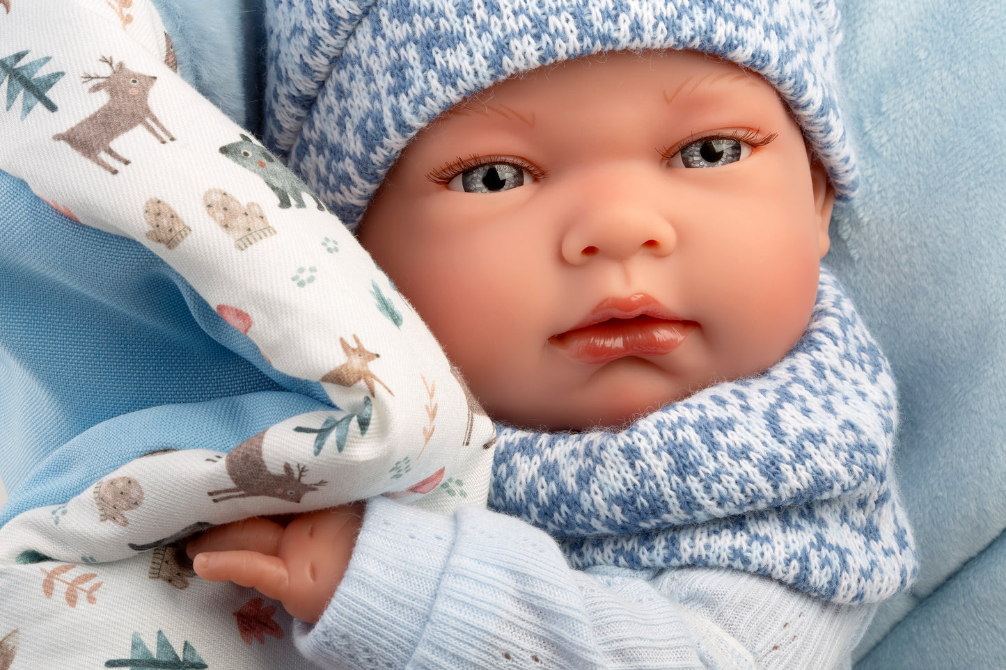 Llorens Nico Boy Doll With Sleeping Bag 40cm