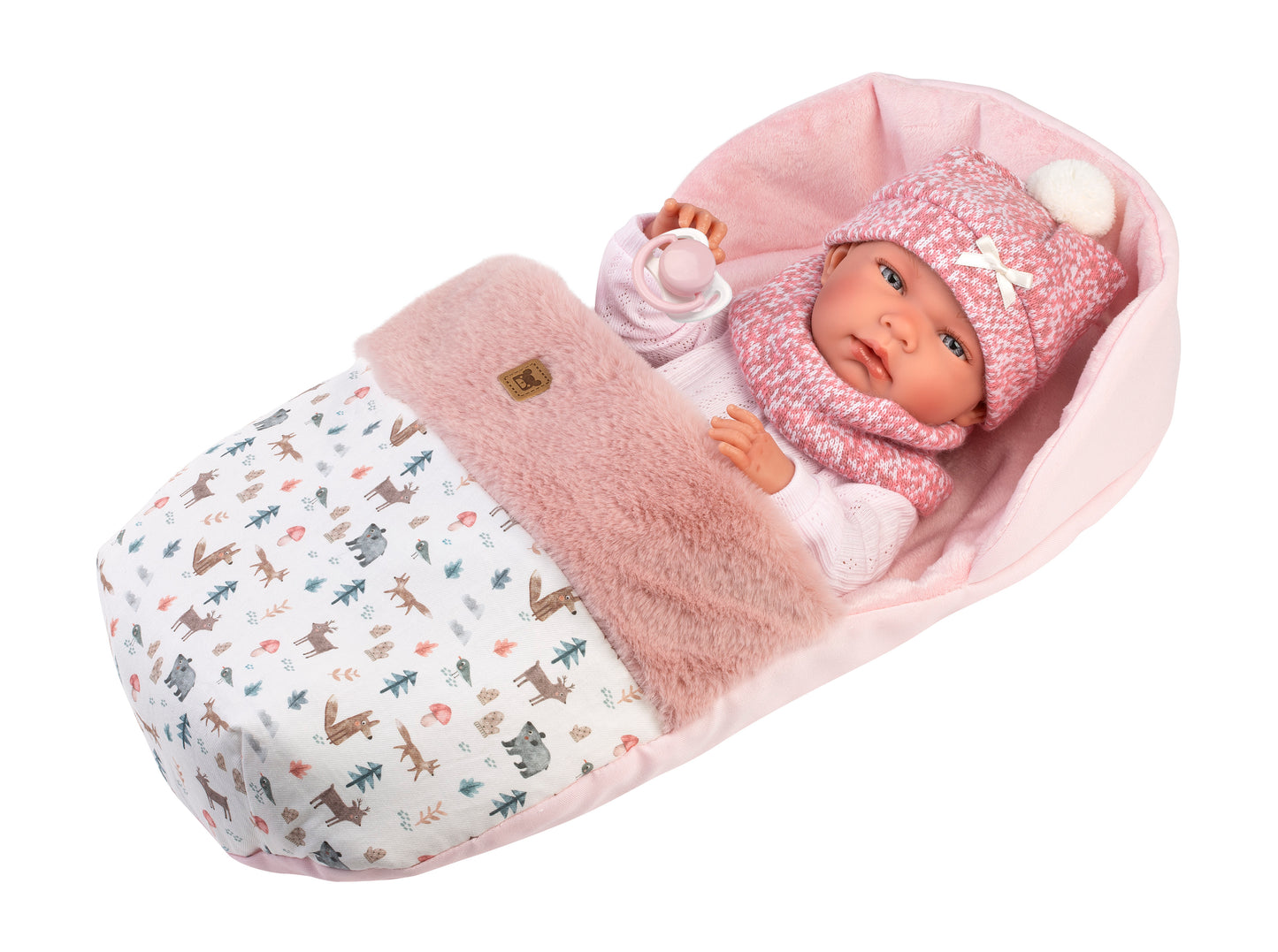 Llorens Nica Girl Doll With Sleeping Bag 40cm