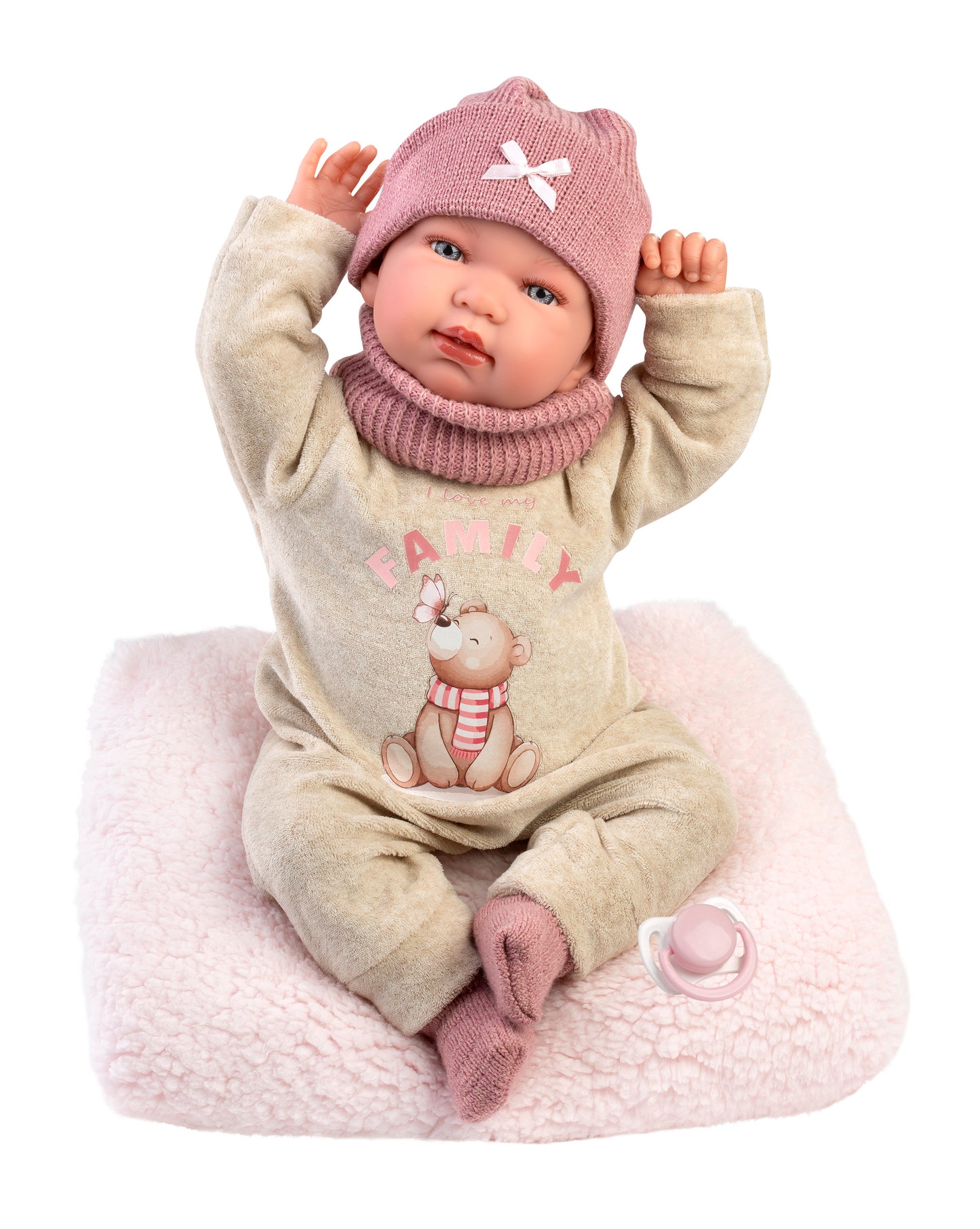 Llorens Tina Crybaby With Cushion 44cm Doll