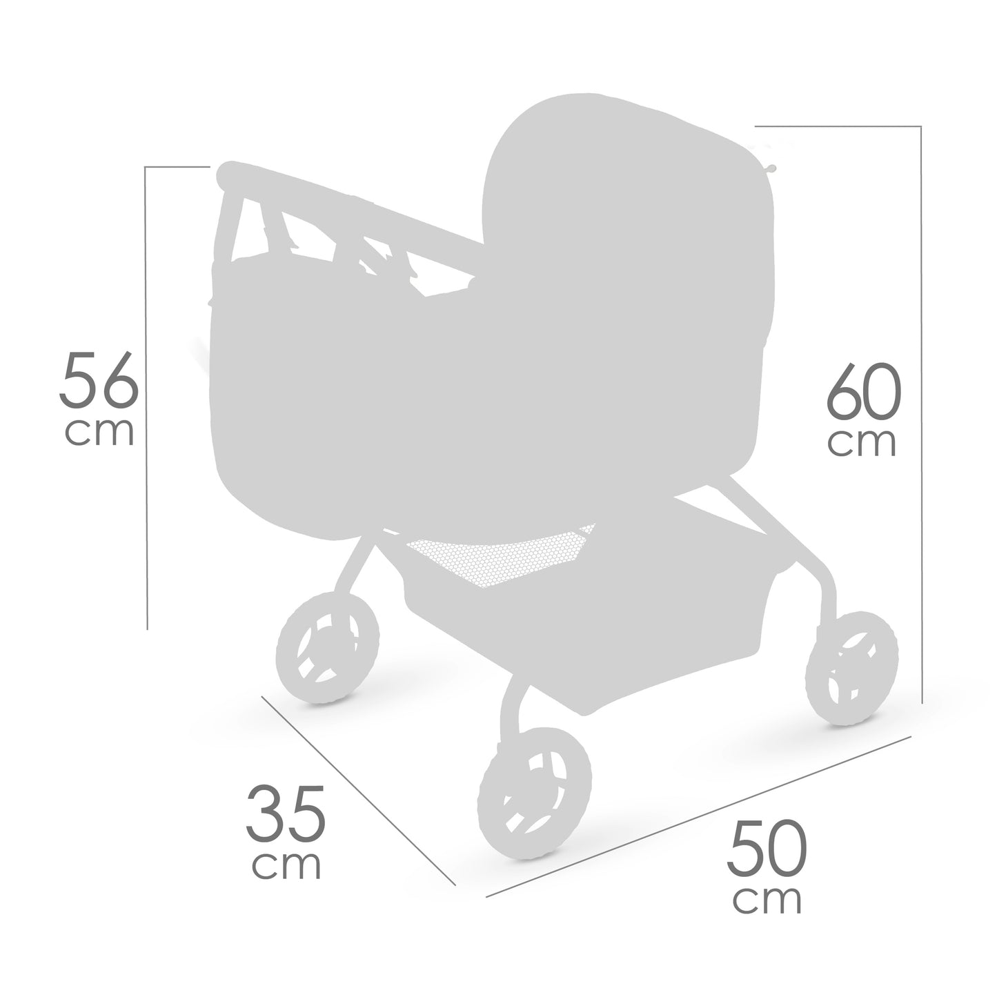 86068 My First Doll Pram - Botanic Collection (under 4 years)