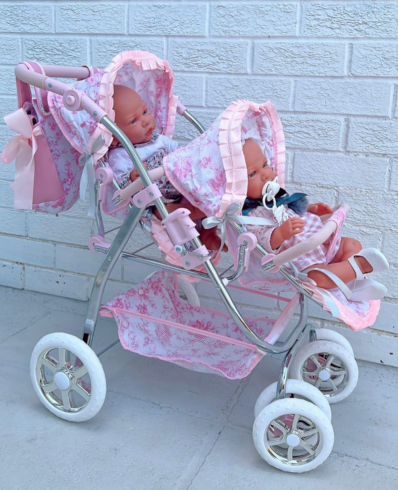 Baby born double store buggy