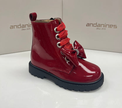 202482 Red Bow Boot By Andanines