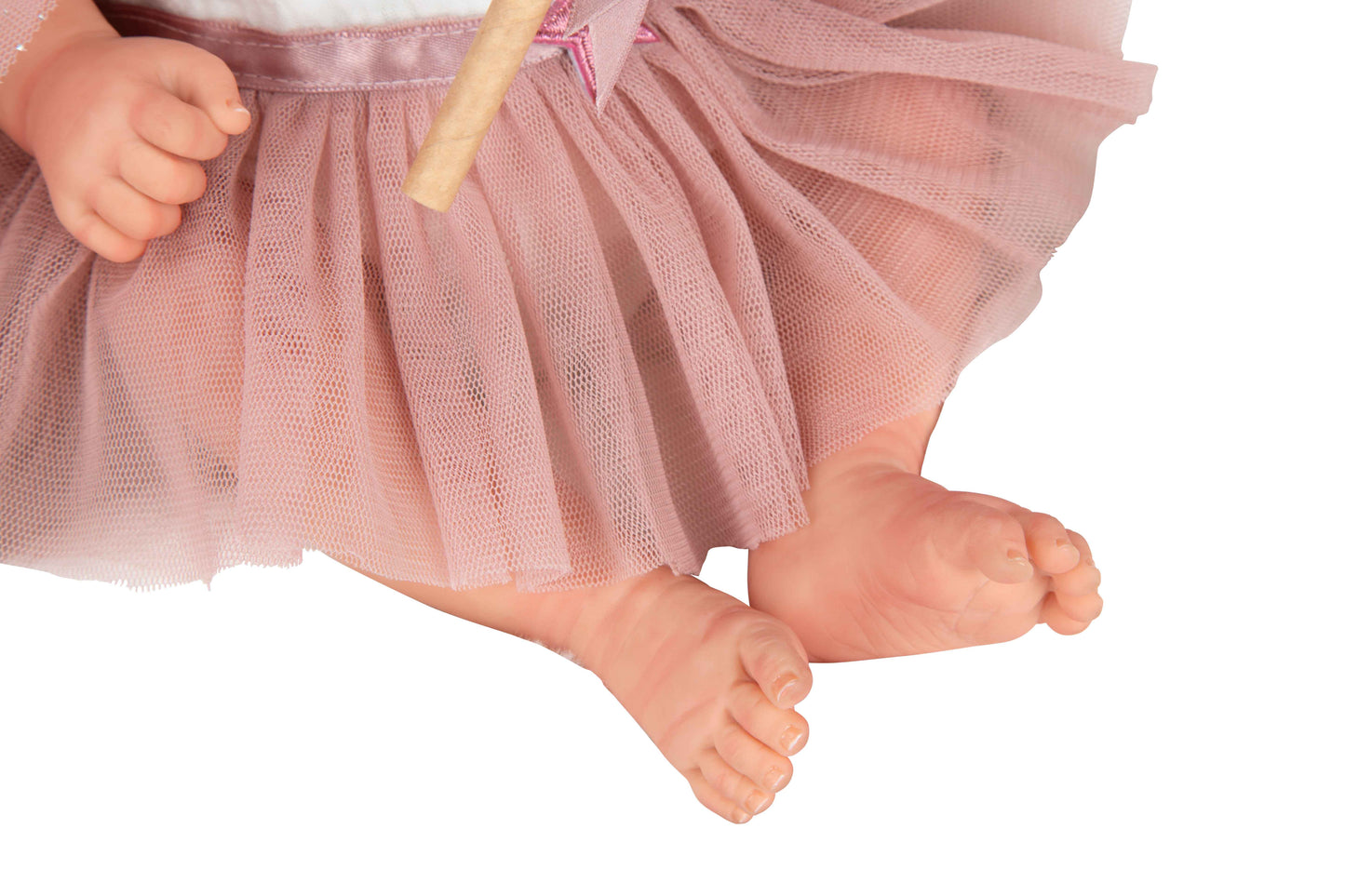 Arias Princes Reborn Girl Doll With Hair 38cm