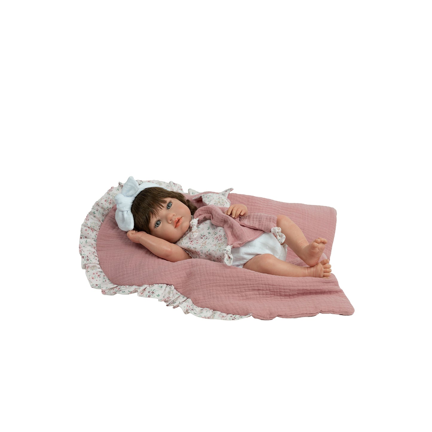Arias Alba Reborn Girl Doll With Hair 38cm