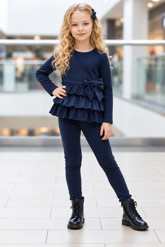 Aspen Navy Legging Set