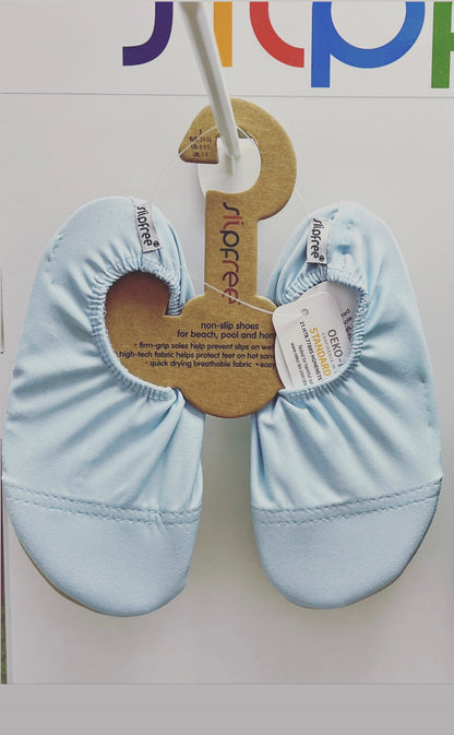DAMAGED- PEN MARK Baby Blue Slipfree Shoe