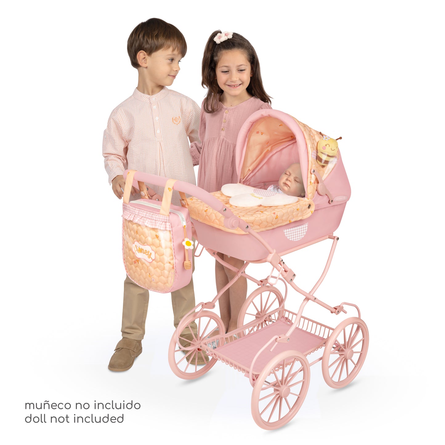 80070 Doll Pram 81cm - Honey Collection (age 4 and over)