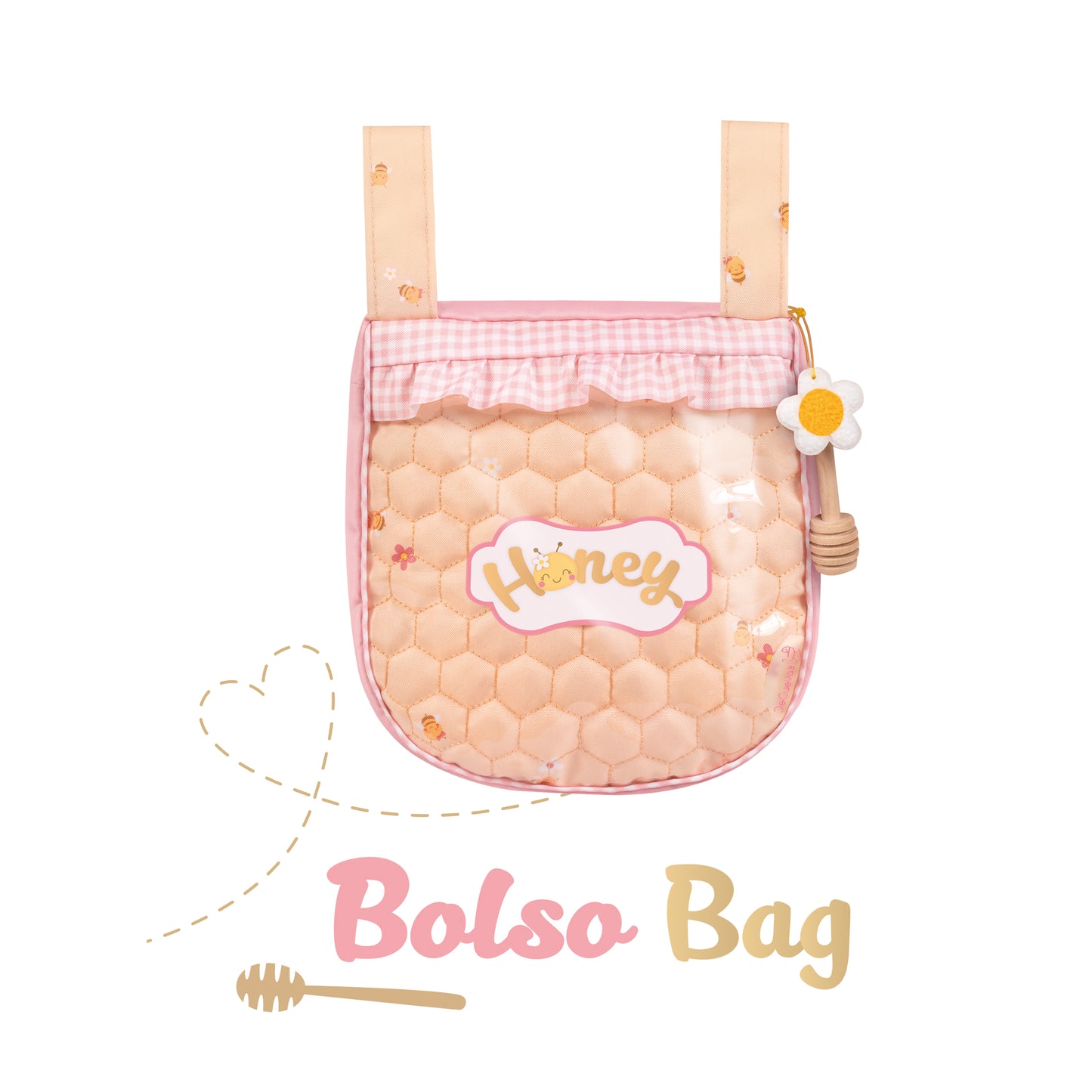80070 Doll Pram 81cm - Honey Collection (age 4 and over)