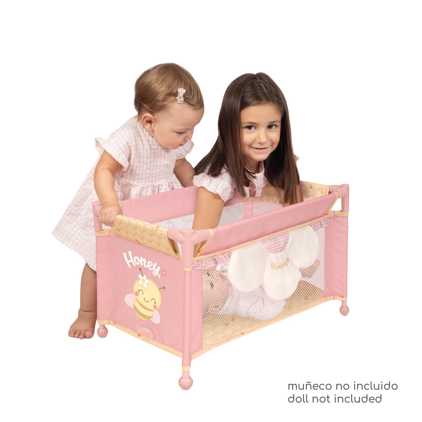 Decuevas Pink Doll Travel Bed Cot Honey Collection