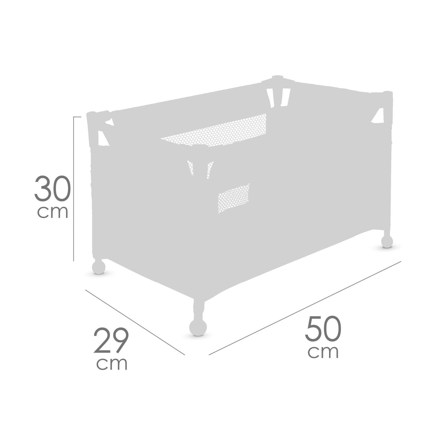Decuevas Pink Doll Travel Bed Cot Honey Collection