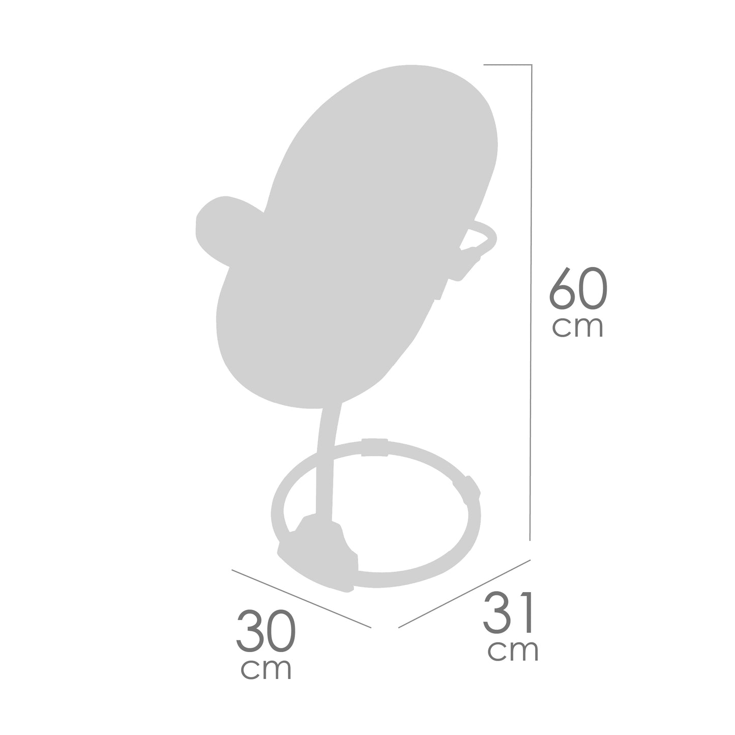 51570 Dolls High SEAT & SWING 3X1 - Honey Collection